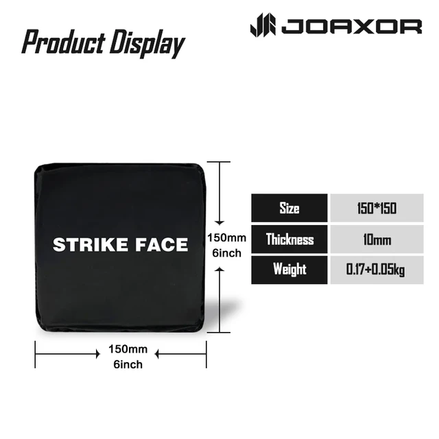 JOAXOR Soft BulletProof Plate 6"x6" NIJ Level IIIA 3A 0101.06 Vest Soft Ballistic Side Waist Panel 2