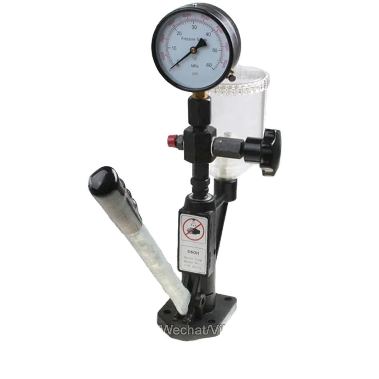 

S60H diesel fuel injector injection nozzle tester with with 0-60 Mpa (0-600 bar) pressure gauge in high quality
