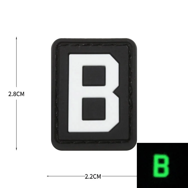 DIY Militär-Buchstaben-Patches, Zahlen A-Z, englisches Alphabet, selbst gestaltbar, personalisierte Stickerei, Klettverschluss-Applikation, Namensabzeichen – Detail 23