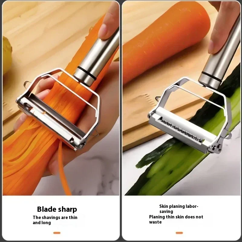 1PC Stainless Steel Peeler And Grater Household Potato Scraper Multifunctional Fruit And Vegetable Peeler Grater Kitchen