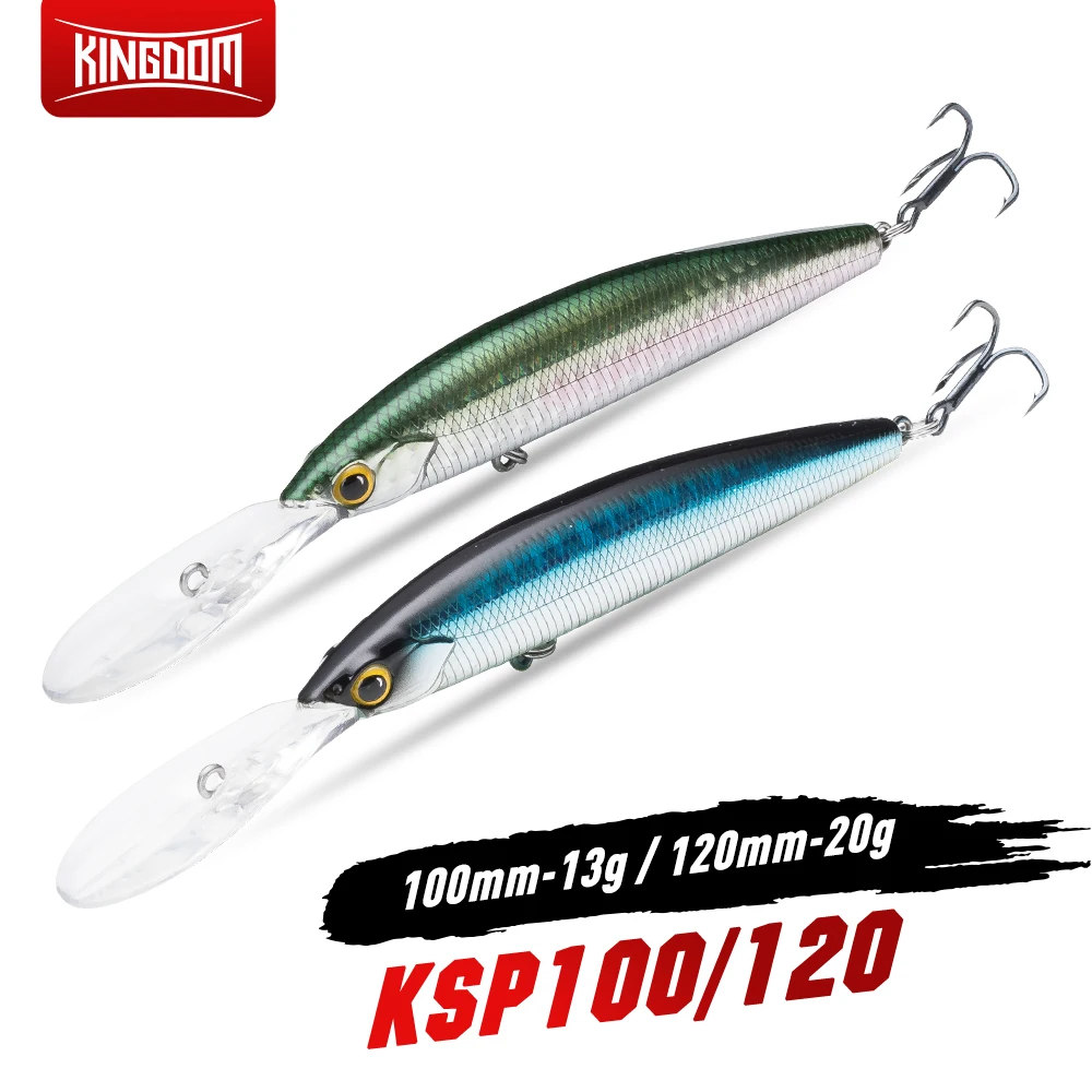왕국 일시 중지 미노 낚시 인공 Jerkbaits Wobblers 낚시 하드 Baits 자석 디자인 Swimbaits 모든 낚시