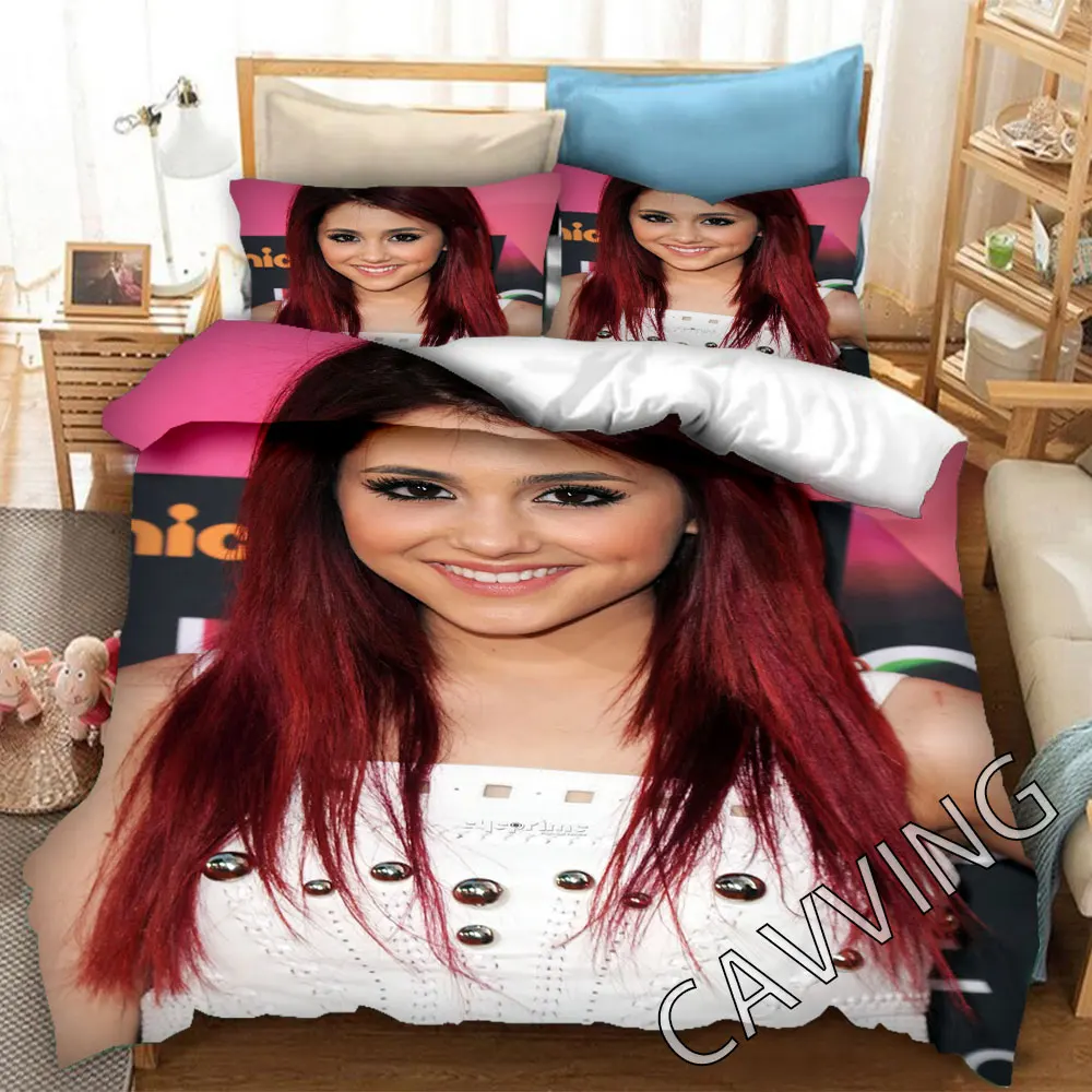 

Ariana Grande 3D Bedding Set Duvet Covers & Pillow Cases Comforter Quilt Cover Home Textile (US/EU/AU Sizes) K01