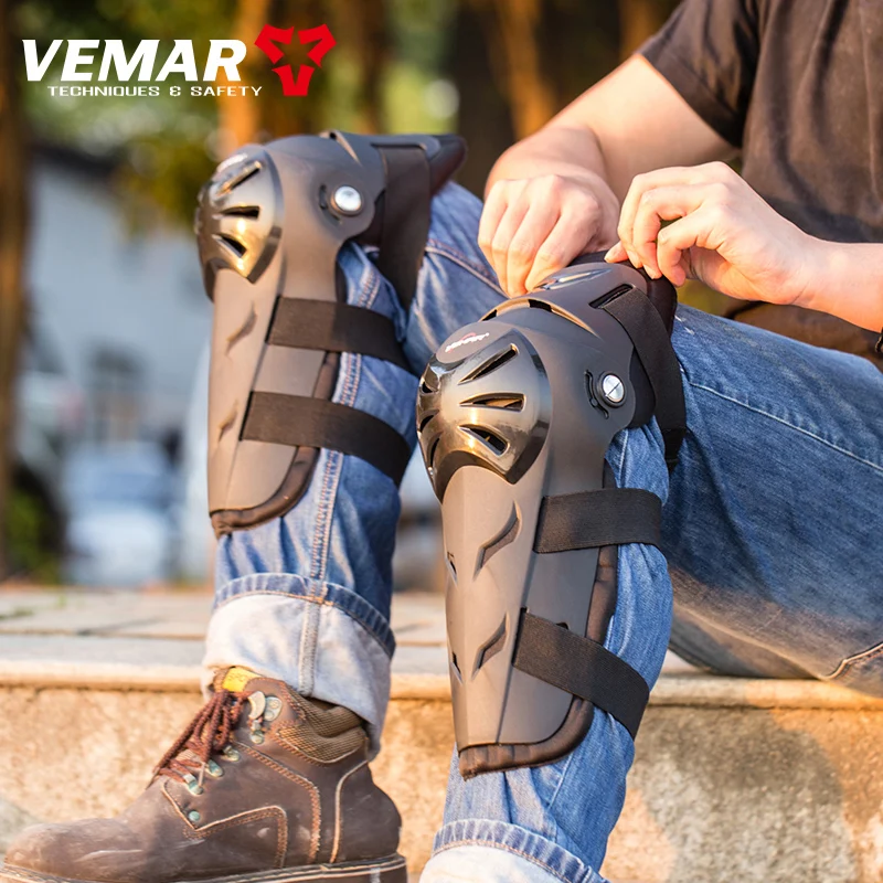 VEMAR Motorcycle Armor Vest Motocross Moto Jacket Men Women Back Chest Protector Guards Body Protective Gear Knee Pads Brace