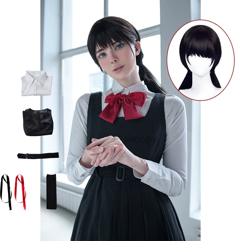 

Mitaka Asa Cosplay Costume Anime Chainsaw Man Cosplay Two Styles Heat Wigs cos war demon cosplay Japanese school uniform JK COS