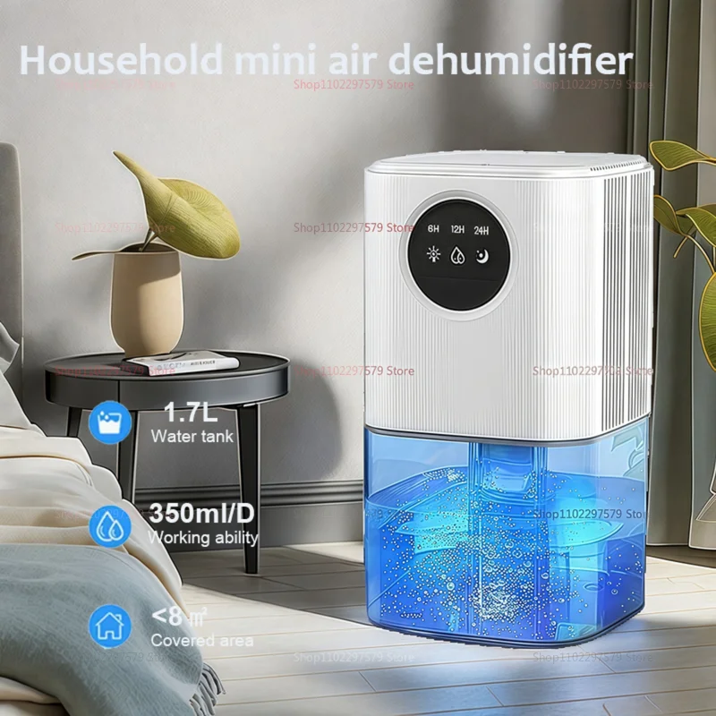 2025 Multifunctional Intelligent Dehumidifier for Home Portable Large Capacity Moisture Removal Bathroom Basement Sterilizer