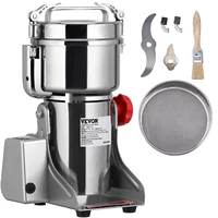 VEVOR 1/2.5KG Commercial Electric Swing Type Grain Mill Grinder,Stainless Steel Pulverizer Powder Machine, for Dry Herbs Grains 1