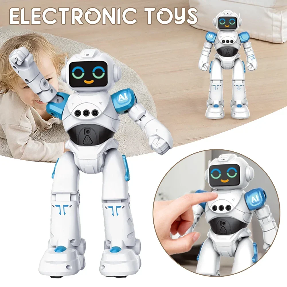 Intelligent RC Robot Programming Remote Control Robot Toys Biped Humanoid For Children Kids Birthday Gift Present