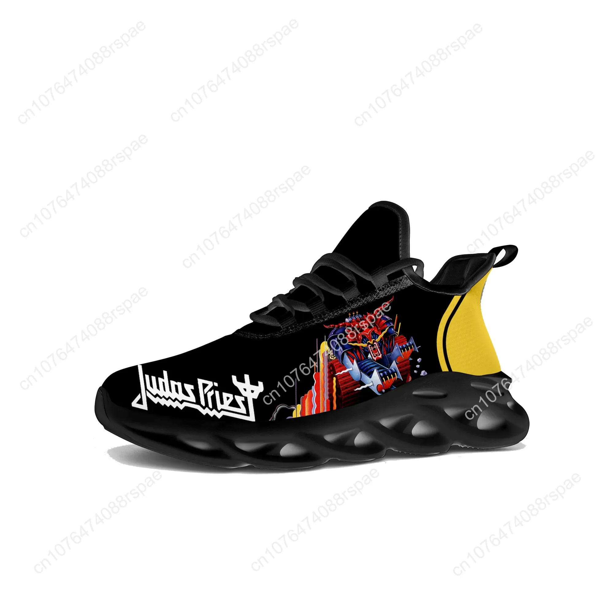 Judas Priest Heavy Metal Rock Band Flats Sneakers Mens Womens Sports Running Shoe Sneaker Lace Up Mesh Footwear Tailor-made Shoe 2