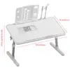Lift Foldable Laptop Table For Bed Stand Lap Lazy Learning Desk Student Computer Desk For Working Read With Radiator Drawer 6