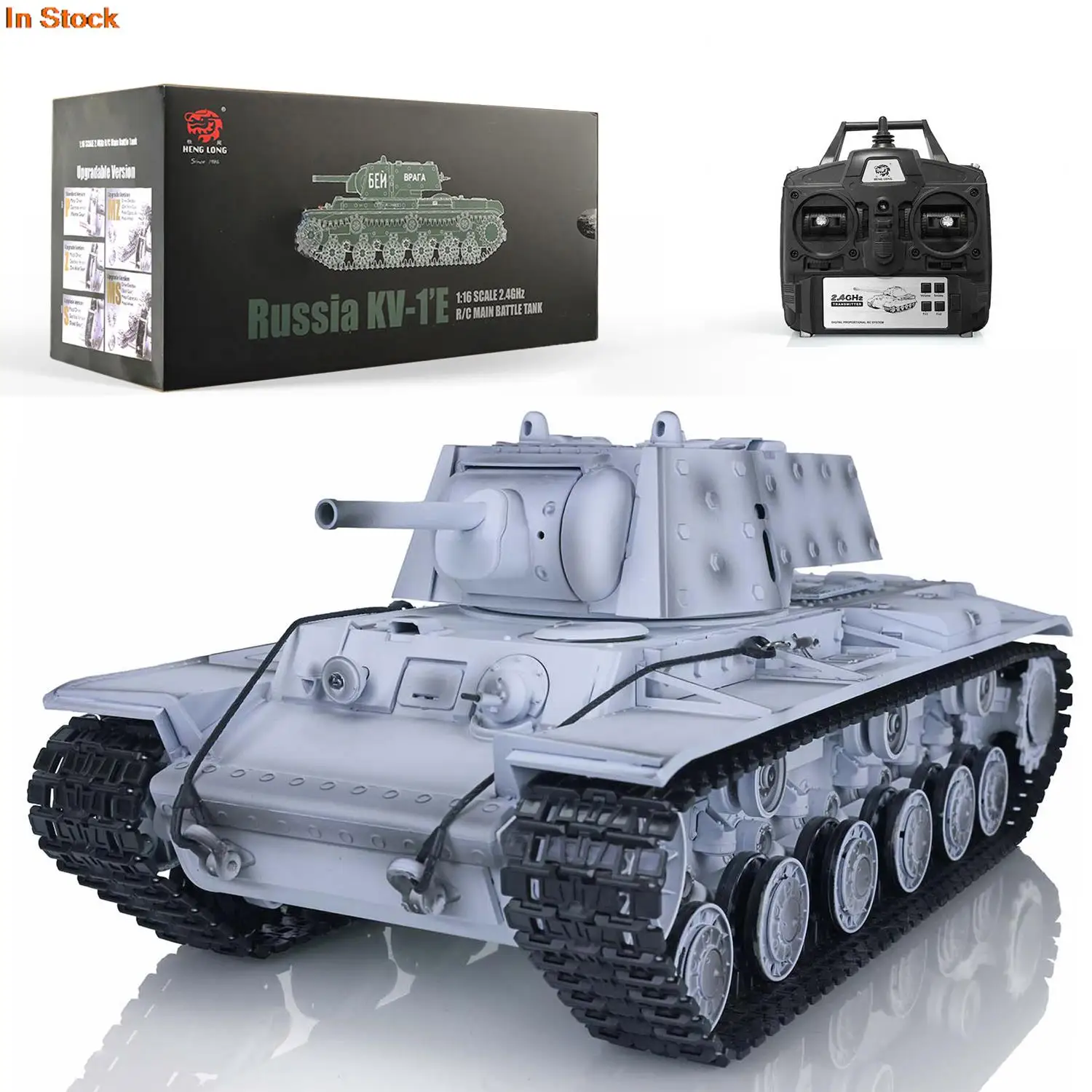 Heng Long 1/16 Snow 7.0 Plastic Ver Soviet KV-1 RTR RC Tank Toucan Ready to Run Model 3878 Army Controlled Toys TH17469-SMT8 2 Heng Long 1/16 Snow 7.0 Plastic Ver Soviet KV-1 RTR RC Tank Toucan Ready to Run Model 3878 Army Controlled Toys TH17469-SMT8 2
