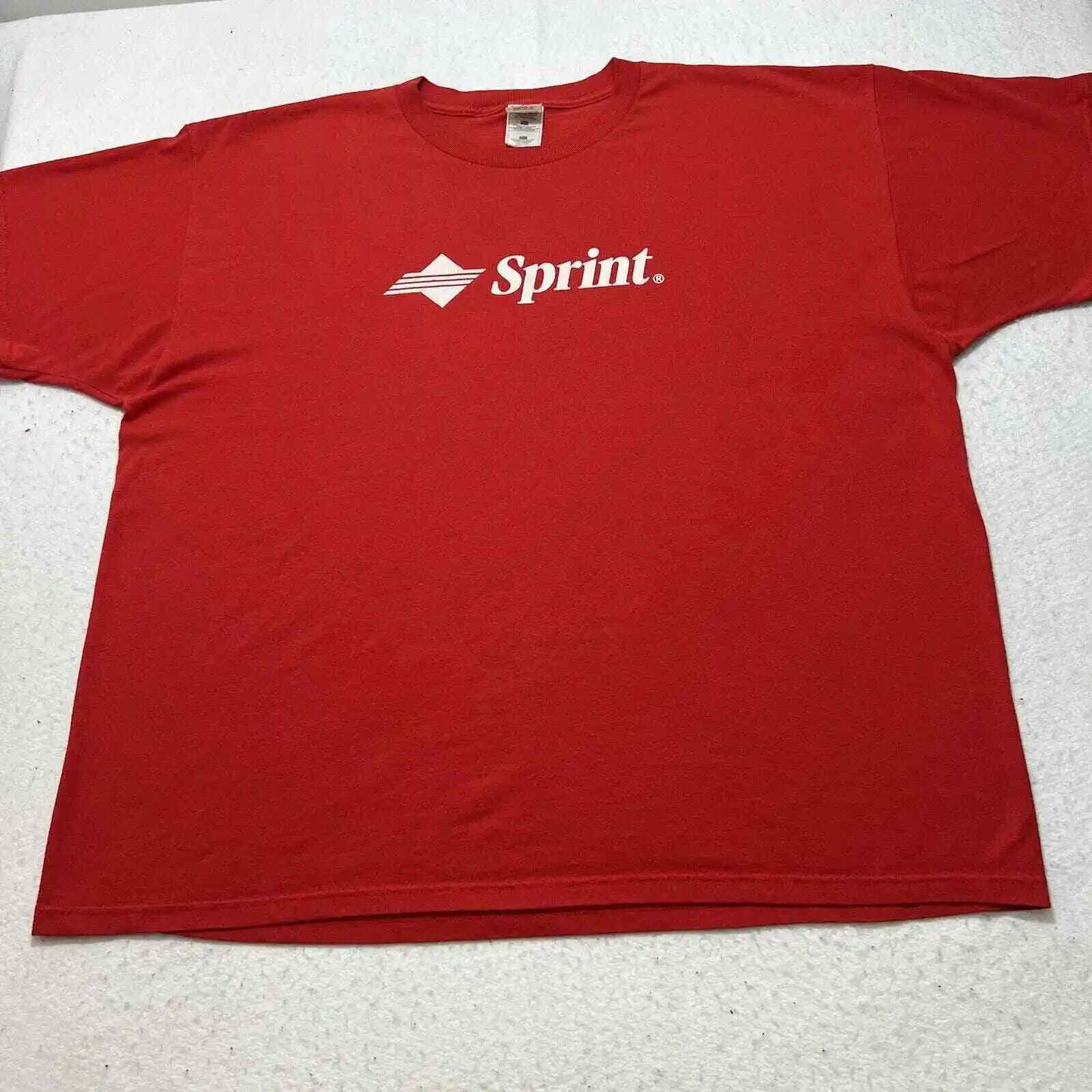 Vintage Fruit Of The Loom Maglietta Grafica Da Uomo 3Xl Sprint Community Volant