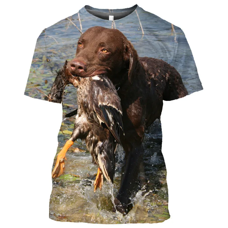 Men Camouflage Hunting T Shirt Short Sleeve Streetwear
