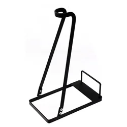 Durable Metal Vacuum Stand for Accessories - Sturdy and Portable Design (Black)