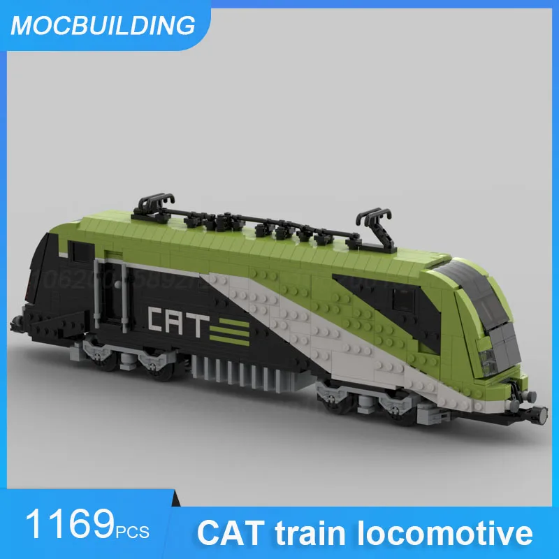 Moc Building Blocks City Airport Train & 60337 Diesel Cargo Locomotiva Modello Fai Da Te Assemblare Mattoni Trasporto Giocattoli Di Natale Regali