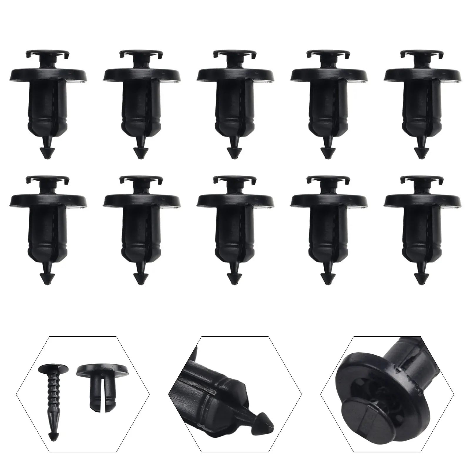 

Brand New Trim Clips Clamps For-Clio Bumper Fastener Trim Clips For Megane-Espace For Dacia-Sandero 2008-2015