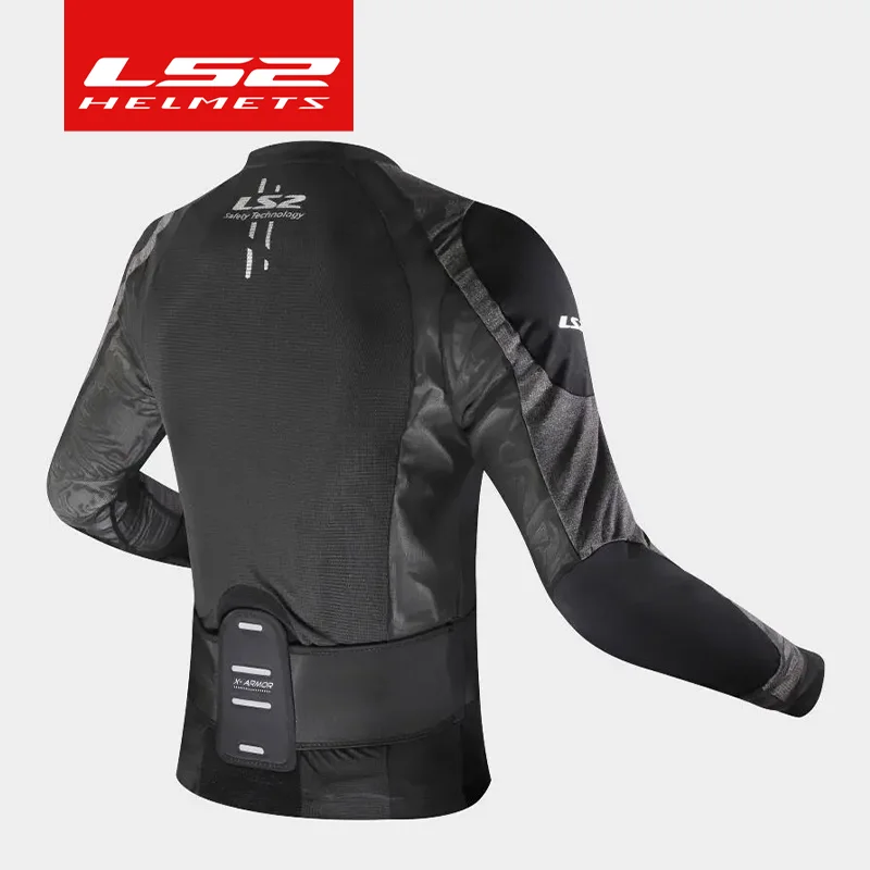 LS2 MJ141 armor motorcycle racing riding wear Spring summer men's and women's soft armor CE fall protection motorcycle jacket motocross gear set motorcycle knee brace motorcycle protector