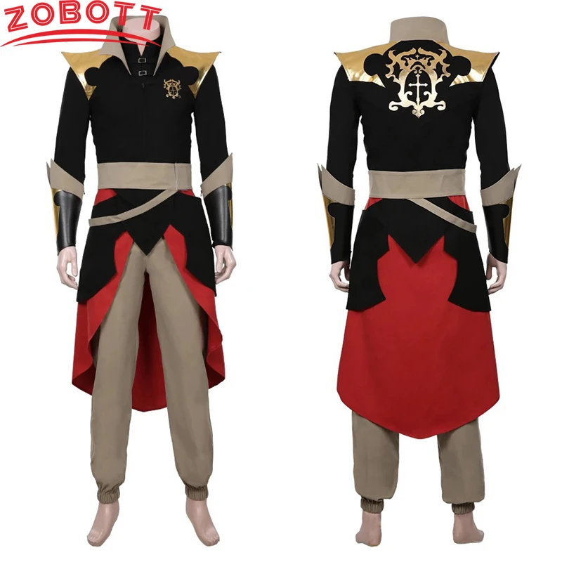 

Hot Game Castlevania Season 3 Cosplay Costume Trevor Belmont Uniform Cos Suit Set Outfits Halloween Party Performance Wear