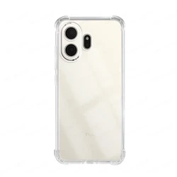 Shockproof Airbag Full Protection TPU Soft Case - Premium Protective Cover - TCL NxtPaper 70 Pro (Transparent)