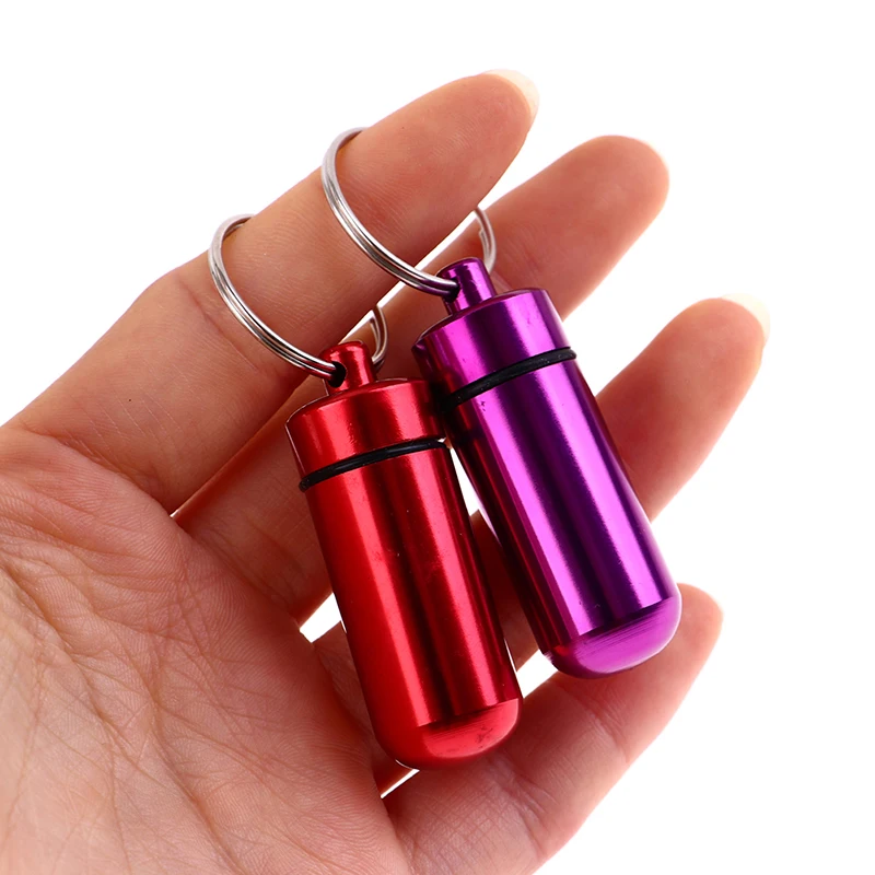 Bouteille étanche Capsule – Alliage Aluminium – Porte-monnaie étanche – Portable