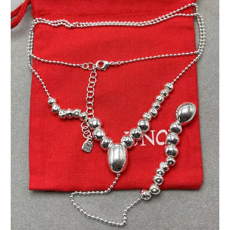 

2023 UNOde50 New European and American Hot Selling Fashion Trend High Quality Necklace Women's Romantic Jewelry Gift Bag