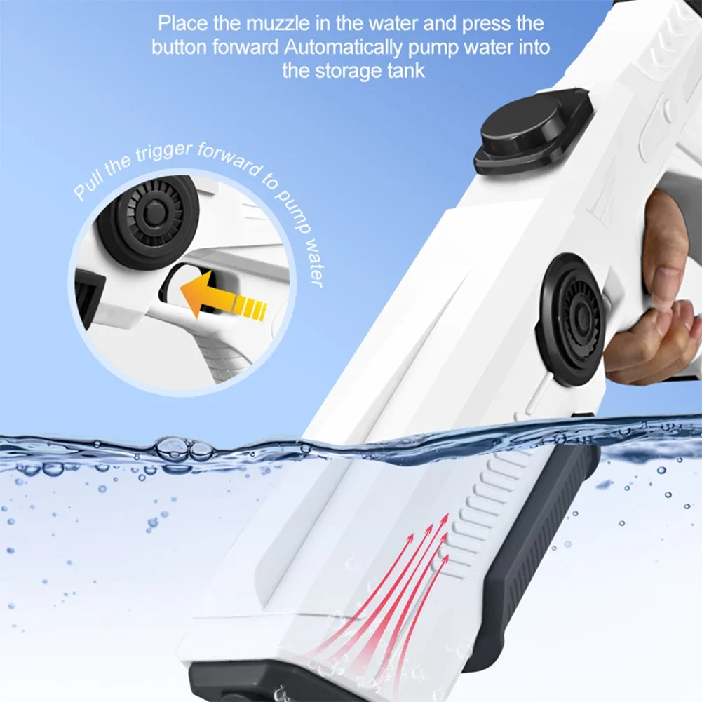 لعبة مسدس الماء الكهربائي عالي الضغط تلقائيًا 4