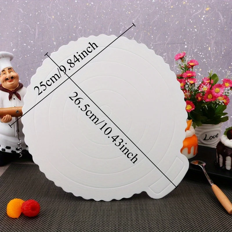 1pc Birthday Cake Gasket Reusable Cake Plastic Base Baking Household Chassis