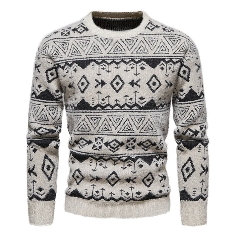 

Men Slim Fit Jumpers Knit Warm Winter Casual Style Men Sweater