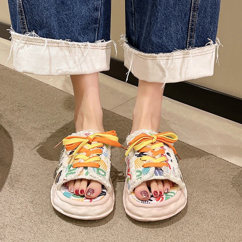 Women's Artistic Platform Slippers