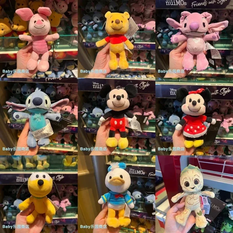 Hong Kong Disney Nuimos Skeleton Body Stylable Peluche Doll Winnie Stitch Elsa Dress Up Dolls Toy Gifts