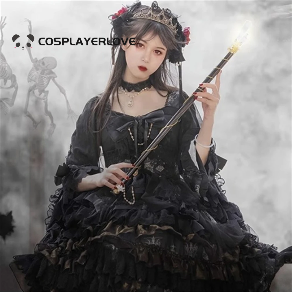

Lolita Solid Color Army lo Gothic uniform JK dress Halloween Outfit