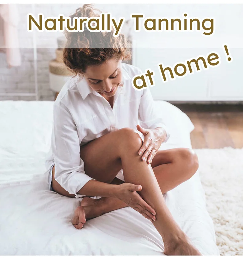Bronzer Self Tanning Mousse Brown Women Summer Beach Skin Hydrating Moisturizing Body Tanning Lotion Cream Drops