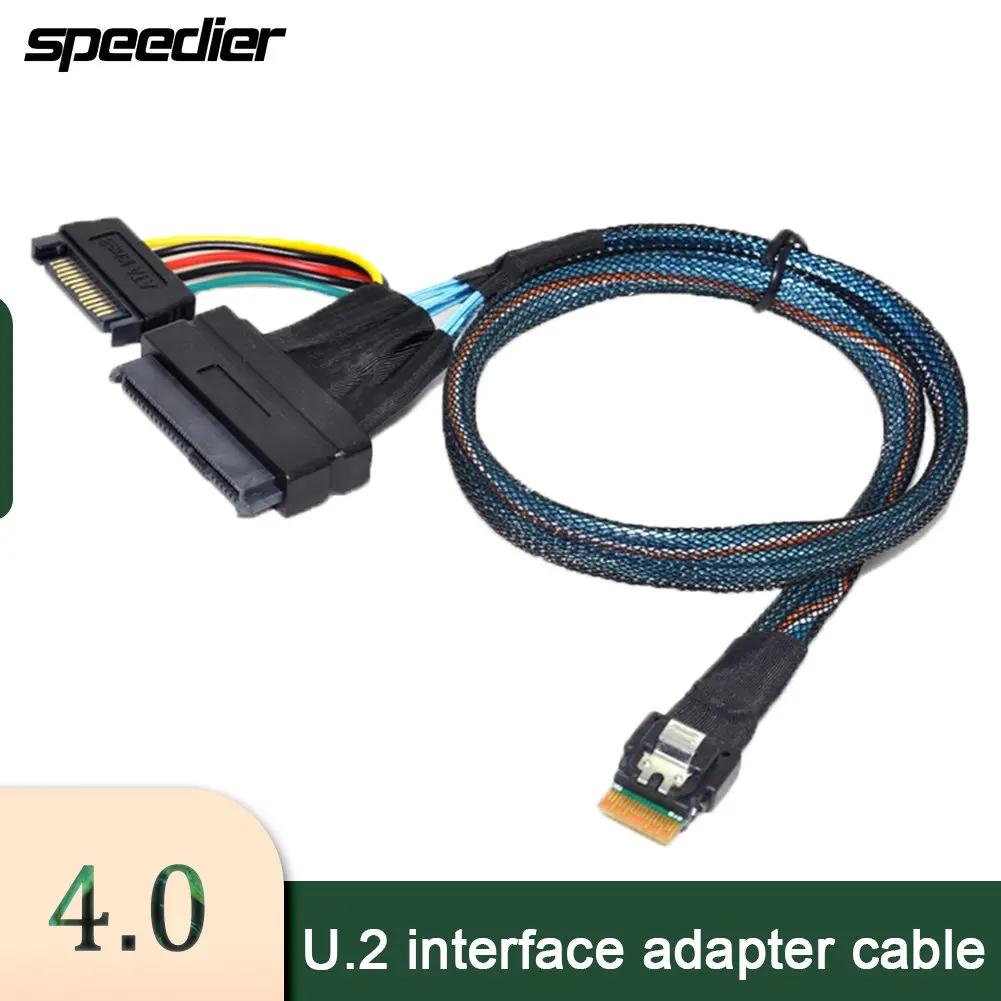 

Slimline SFF-8654 To SFF-8639 Interface Adapter Cable for NVMe SSD and PCI-E SSD PC Hardware Cables & Adapters