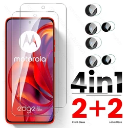 All-in-One Camera Protection Glass + Screen Protector for Motorola Edge 50 Neo 5G (4In1 2Front 2Lens)