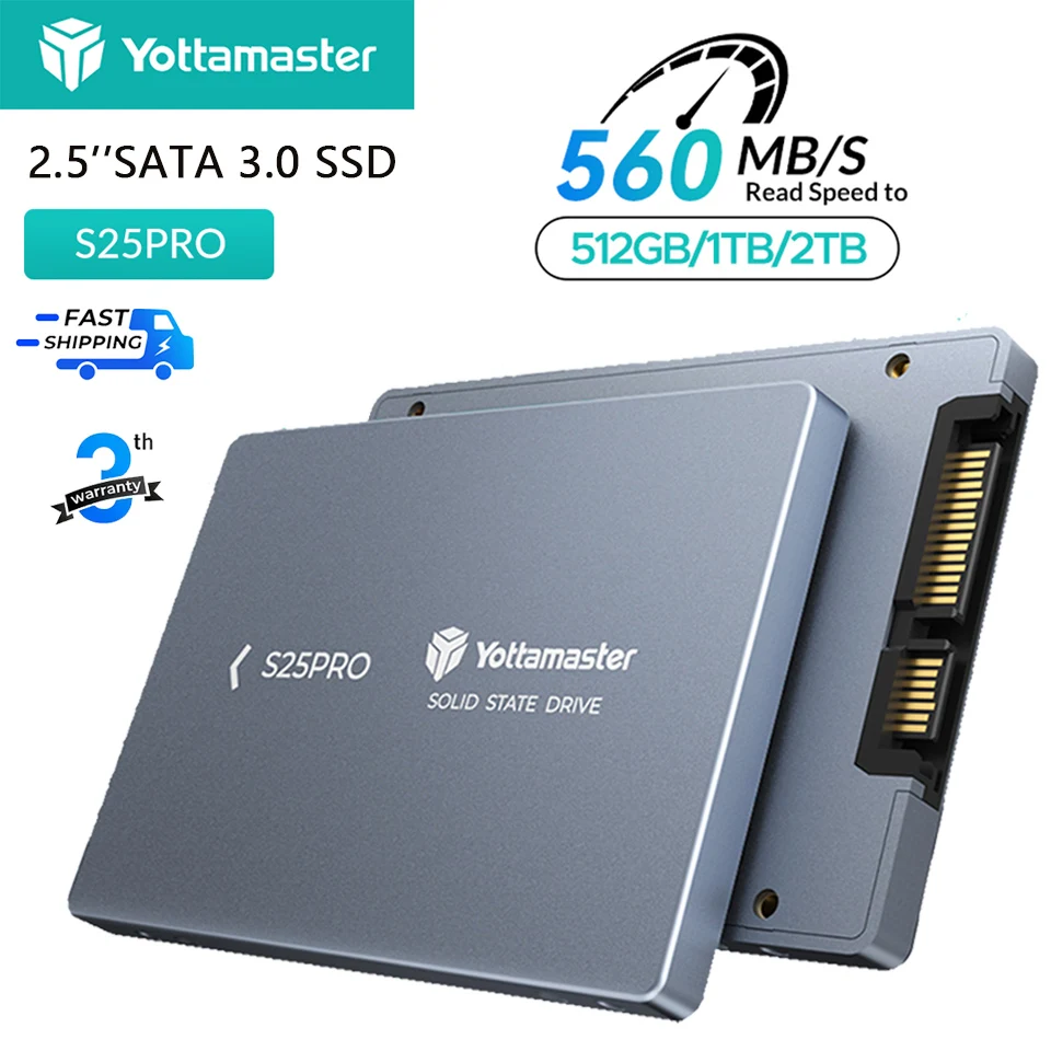 Yottamaster S25PRO 2TB SATA SSD 2.5インチ Amazon.com: Yottamaster S25PRO 2TB SATA SSD 2.5'' SSD SATA
