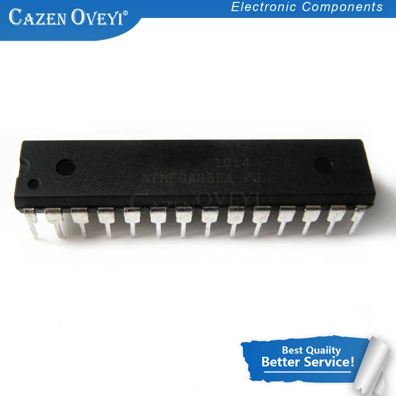 

10pcs/lot ATMEGA88-20PU ATMEGA88PA-PU ATMEGA88V-10PI ATMEGA88 DIP-28 In Stock
