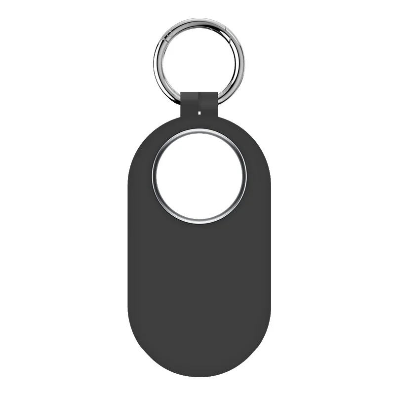 Silicone Case Protective Cover Waterproof Soft Protective Sleeve Skin Cover Anti-Scratch with Keychain for Galaxy SmartTag2