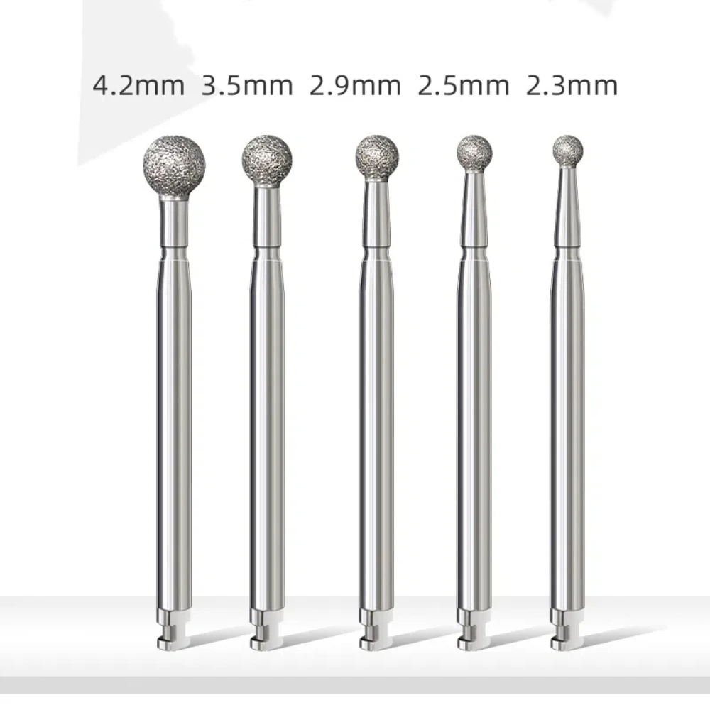 Dental Diamond Burs Drill Maxillary Sinus Lifting Drill Emery Ball Drill High Speed Dental Polishing Whitening Lab Material