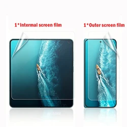 Premium Soft Hydrogel Full Cover Screen Protector - Clear Film for VIVO X Fold 3Pro (Outer and Inner Film)