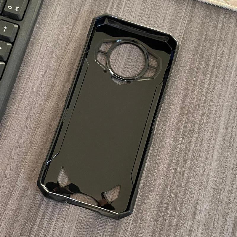 Silicone Soft TPU Phone Case - Black Transparent Protective Cover Shell