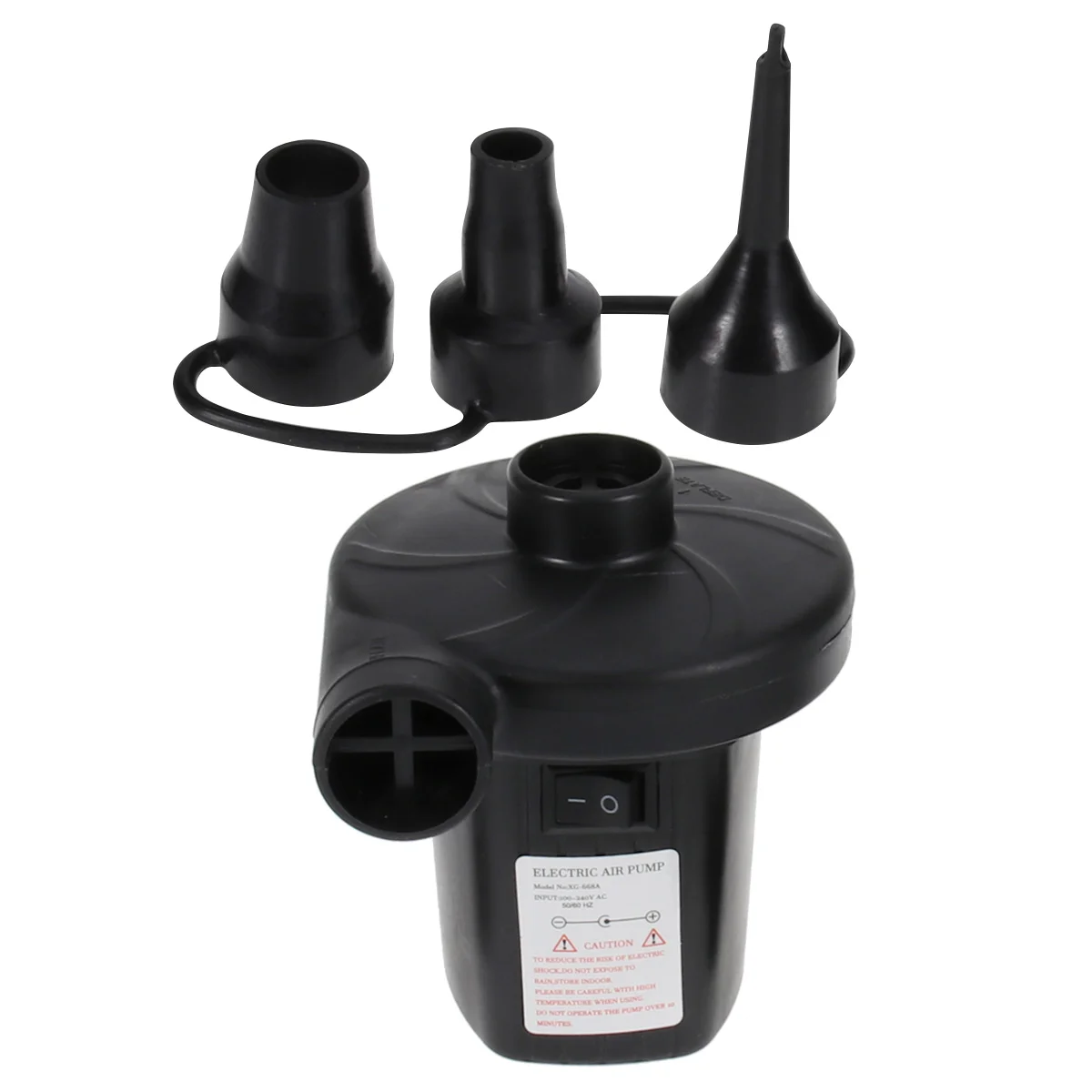 

Electric Air Pump Inflate Deflate Pumps Car Inflator Electric Pump Quick-Fill Air Pump for Air Mattresses Paddling Pools Beach