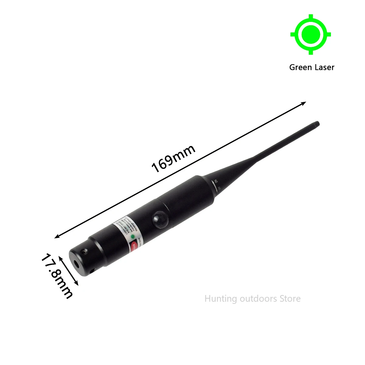 Laser Pointer Laser Bore Sight Laser Sight Tactical Laser Boresighter Kit Green Red for .177 to.50 Caliber Laser Pointer Collimator Universal Bore Sighter Rifle Handgun