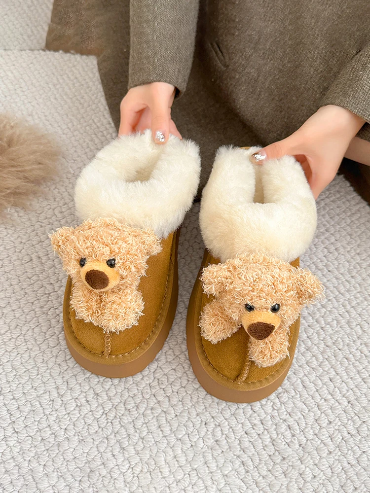 

Кроссовки женские на платформе, с круглым носком, без застежки, на меху