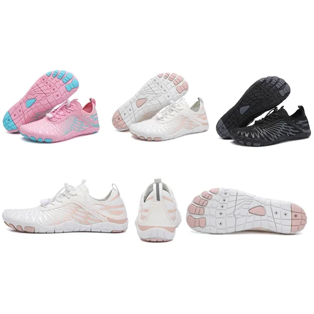 Zapatos acuáticos para mujeres y hombres, zapatos de agua descalzos, antideslizantes, de secado rápido, para exteriores, playa, aguas arriba, zapatos de natación, zapatillas Unisex 2
