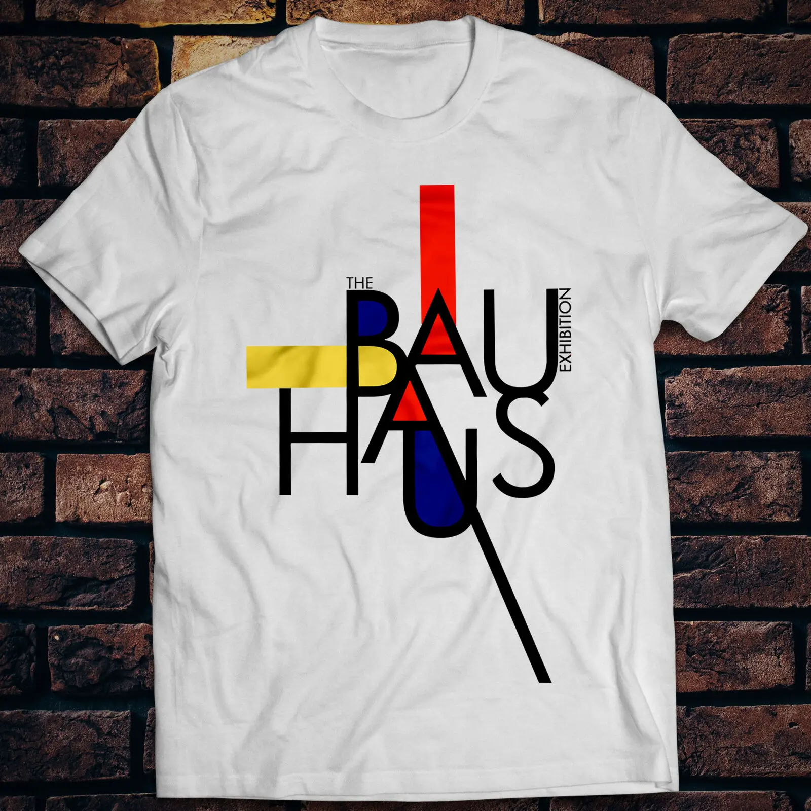 Bauhaus T-Shirt Crackle Nel Campo Piatto 5 Album Single Go Away White