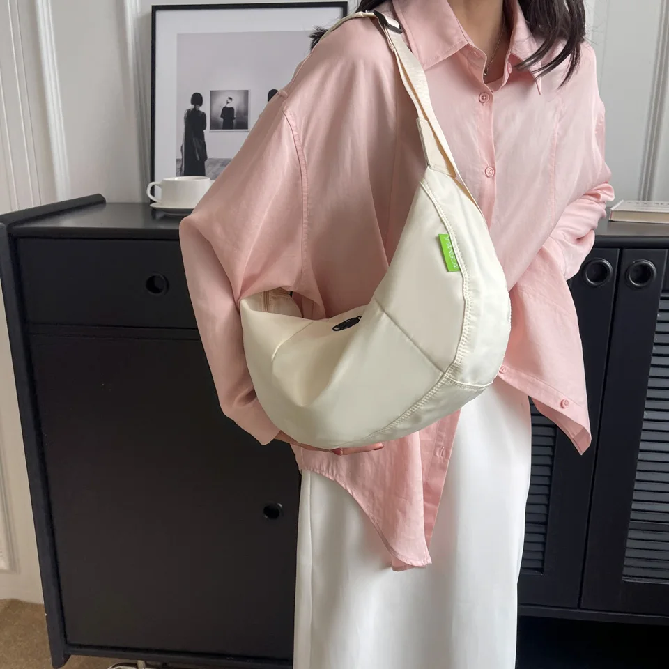 Women Crossbody Canvas Bags New Trend Leisure Shoulder Bag For Women Casual Small Handbag Mini Clutch Pouch Female Shoulder Bag