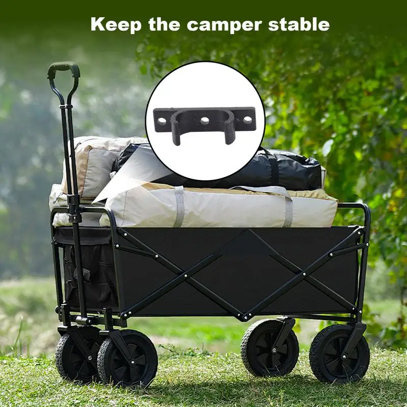 Camping Pull Rod Buckle Pushing Handle Fixing Clip Trolley Rod Fastening Buckle Fixed Retainer Clip Accessories For Camping Cart