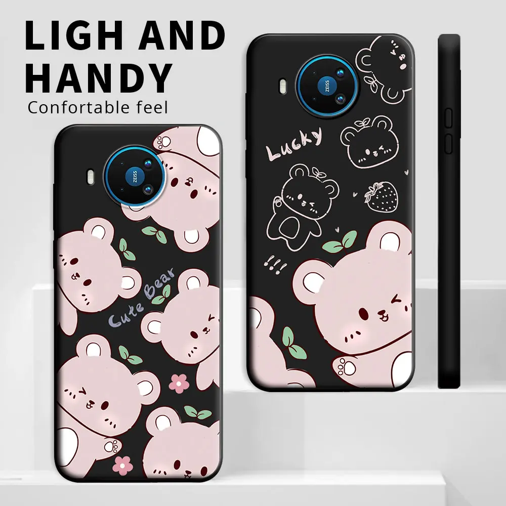 Shockproof Silicone TPU Phone Case - Fashion Cartoon Back Cover for Nokia 8.3 5G & 8 V 5G UW