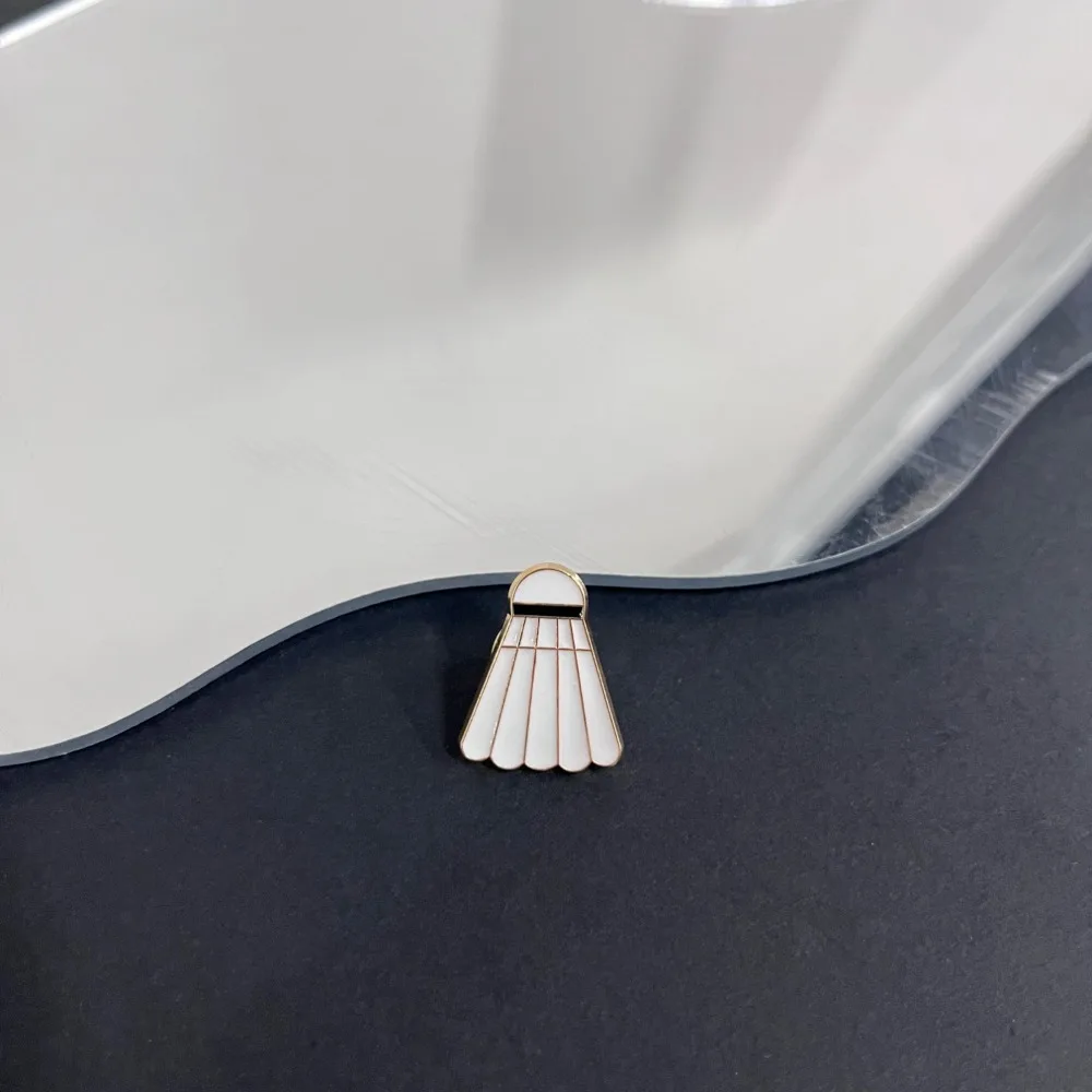 Cartoon Sports Metal Pins Geometric Badge for Backpacks Zinc Alloy Couples Matching Enamel Brooch Gift