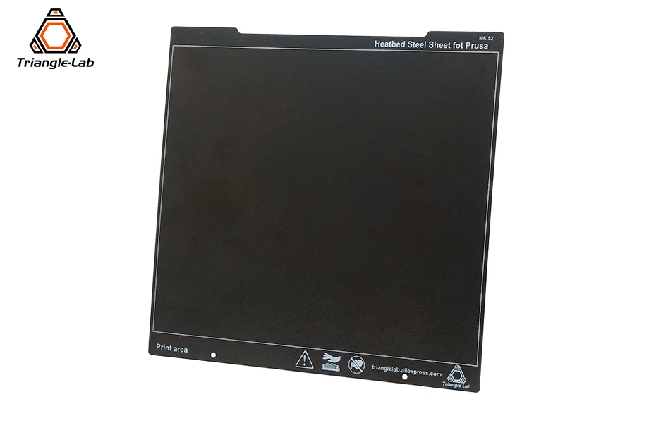 de aço, impressão Base, Prusa i3, MK2.5S, MK3, MK3S, 241x254mm, Novo