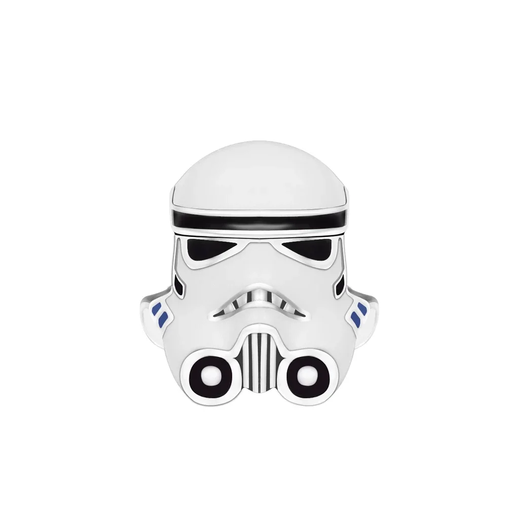 2022 Festa Della Mamma Stormtrooper Helmet Charm 925 Argento Adatto A Bracciali Originali Perline Donna Fai Da Te Per La Creazione Di Gioielli